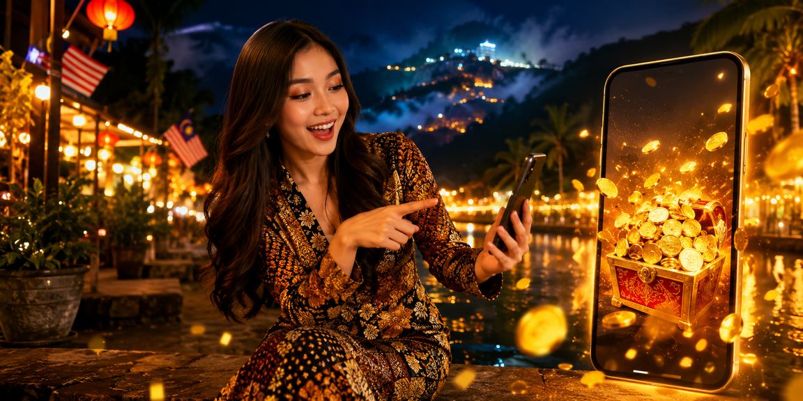 Suasana kasino mewah di Genting Highlands dengan elemen batik dan permainan meja langsung eksklusif