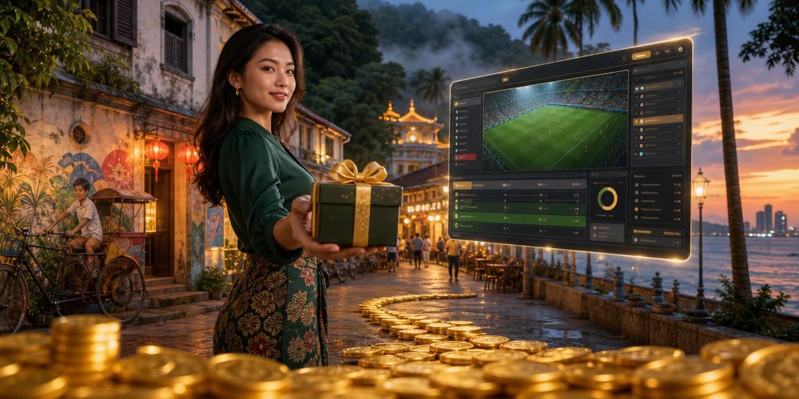 Suasana pertaruhan kasino di Pulau Pinang dengan pilihan permainan pelbagai untuk ahli VIP